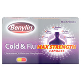 Benylin - Cold & Flu Max Strength Capsules - 16 Capsules - Continental Food Store
